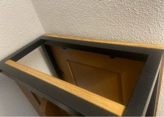 Escritorio Consola Industrial Madera y Metal