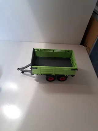 Tractor Playmobil con remolque y pala