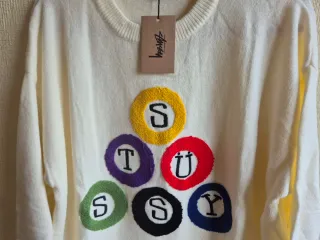 Jersey Stüssy multicolor con bolas de billar