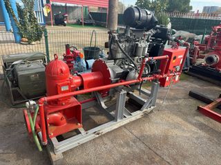 Motobomba motor diésel