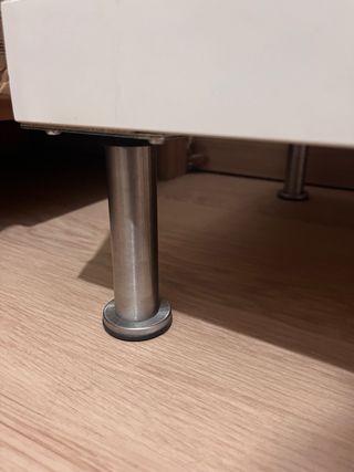 Mesa auxiliar IKEA blanca