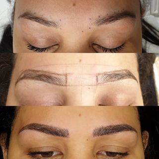 Modelo micropigmentación labios cejas