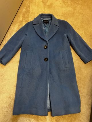 Abrigo Massimo Dutti azul