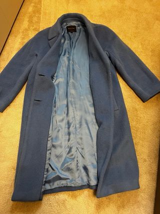 Abrigo Massimo Dutti azul