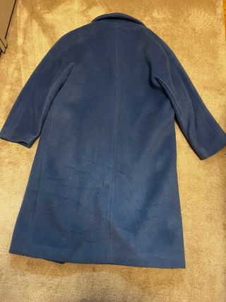 Abrigo Massimo Dutti azul
