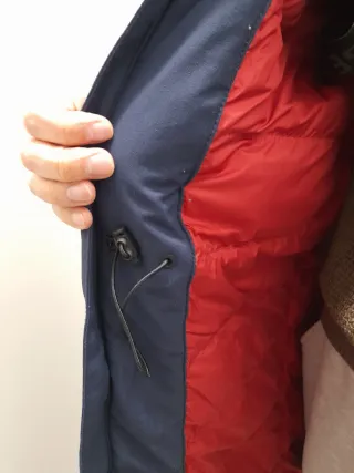 Parka Ecoalf Azul y Roja