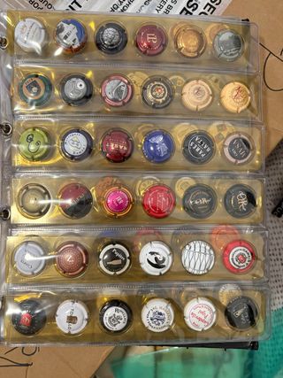 Chapas de cava coleccionables