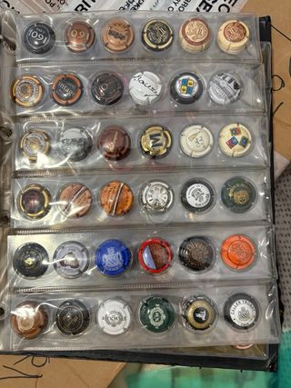 Chapas de cava coleccionables