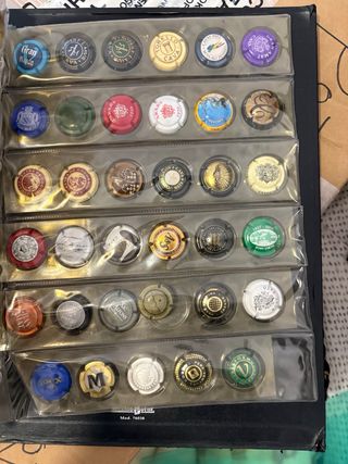 Chapas de cava coleccionables