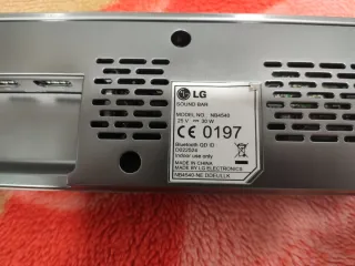 Barra de Sonido LG NB4540 Gris/Plata