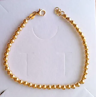 Pulsera Bolas Oro 18k
