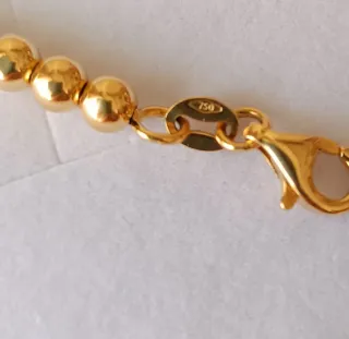 Pulsera Bolas Oro 18k