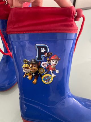 Botas de agua niño Talla 32 Paw Patrol y Mickey