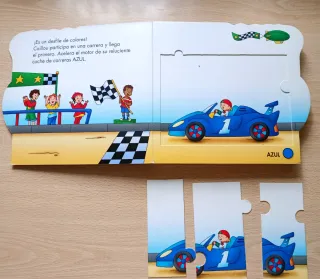 Caillou. Los colores. Libro puzle