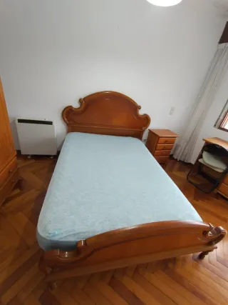 Somier 1.35 con cabecero y pie de cama