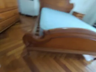 Somier 1.35 con cabecero y pie de cama