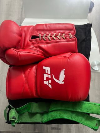 Guantes de Boxeo Rojos FLY sparring