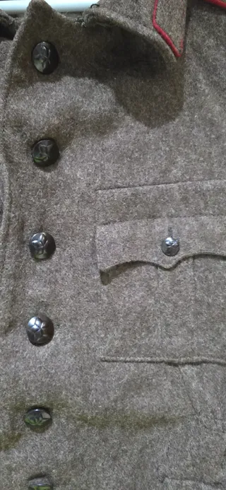 Antiguo uniforme militar ejército Soviético