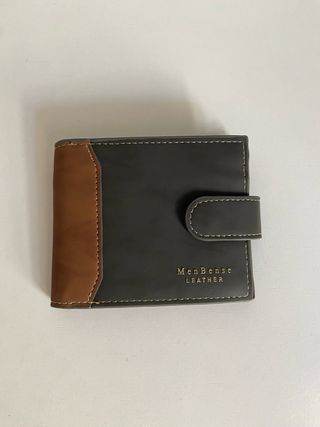 Cartera Monedero Hombre Bense Marrón/Gris