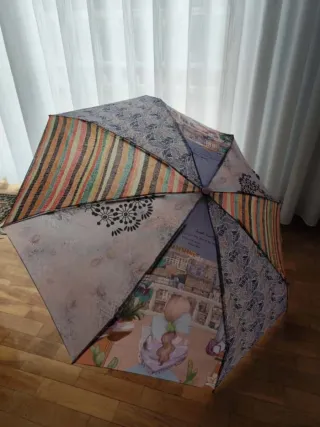 Paraguas Plegable Sweet Candy Multicolor