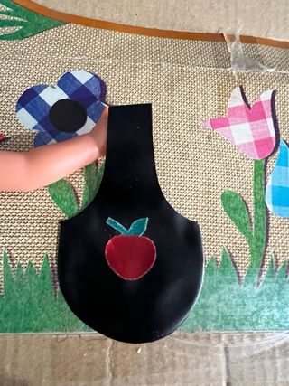 Bolso de muñeca liso guillem Años 70