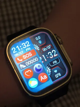 Smartwatch Negro/Plateado