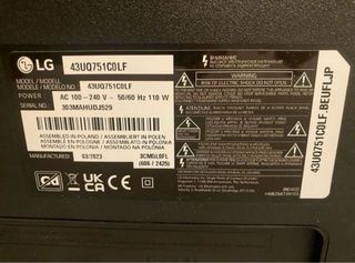 Televisor LG 43 Smart TV
