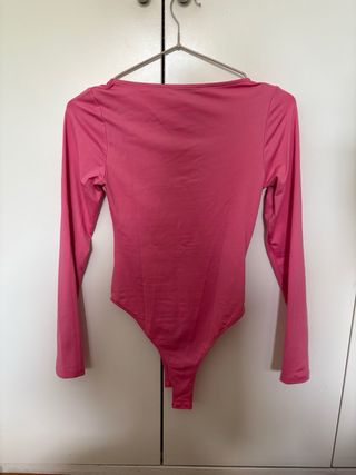 Body Zara rosa fruncido