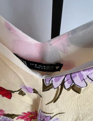 Vestido floral amarillo tirantes