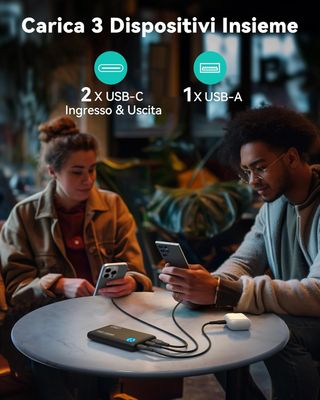 INIU Power Bank 10000mAh 45W Ricarica Rapida P41