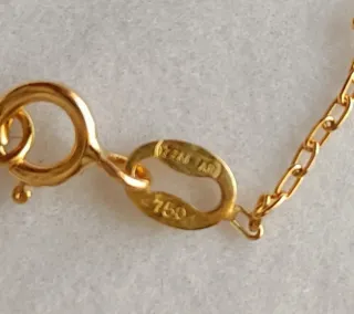 Cadena de oro 18 quilates