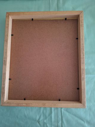 Marco madera El Tejar 25x30 cm oscuro