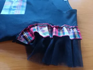 Vestido Chill&Buy Volantes Escoceses Snoopy XL