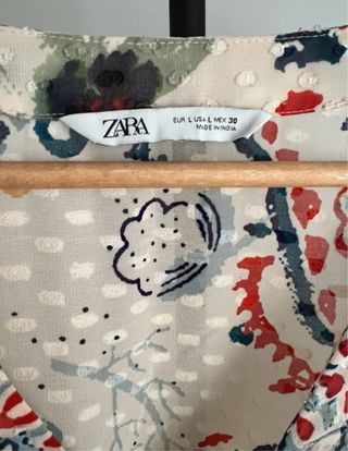 Vestido camisero estampado verano