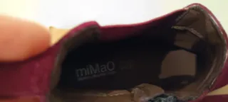 Botines de mujer burdeos