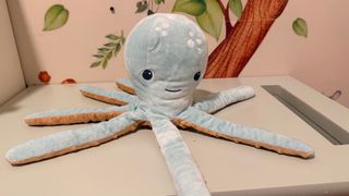 Peluche Pulpo Luz Nocturna Azul