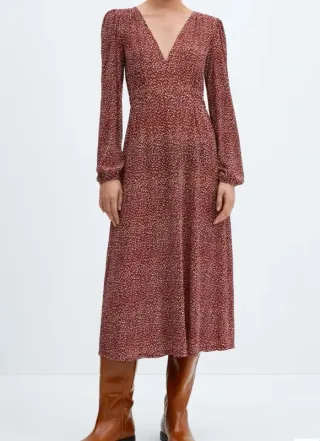 Vestido manga larga mujer talla M