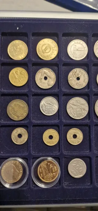 Lote monedas España