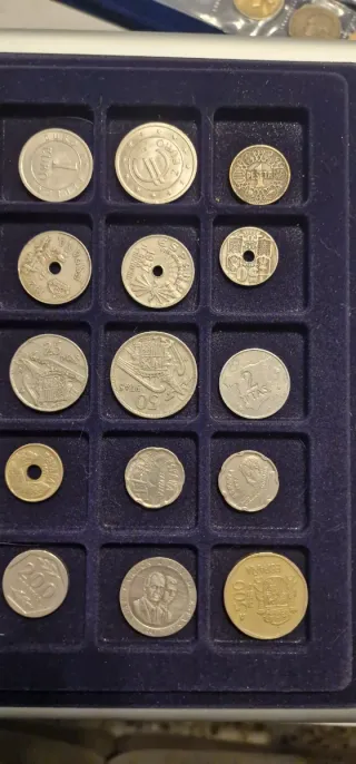 Lote monedas España