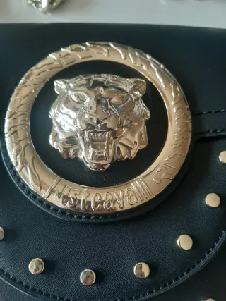 Bolso Negro y Dorado Just Cavalli