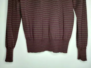 Jersey punto fino rayas Zara