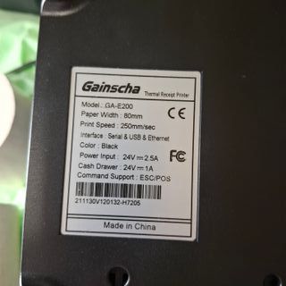 Impresora Térmica Tickets Gainscha GA-E200