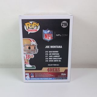 FUNKO POP SF SAN FRANCISCO 216 JOE MONTANA NFL