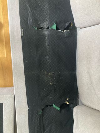 Sofá chaiselongue 220cm beige/gris