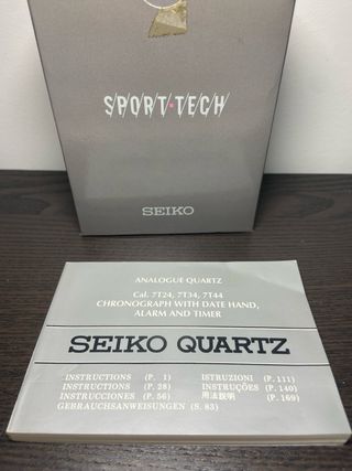 Seiko Sport Tech Quartz Reloj Vintage
