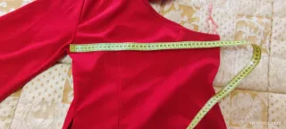 Top monospalla donna rosso