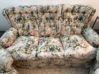 Sofá 3 plazas y 2 sillones balancín
