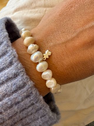 Pulsera Tous Perlas Elástica