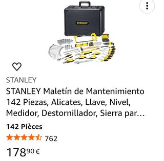 Maletín de herramientas Stanley negro