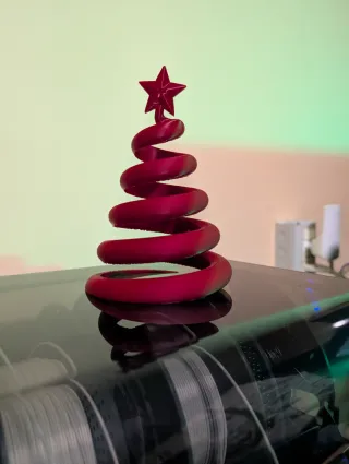 Decorazione Albero di Natale 3D Rossa